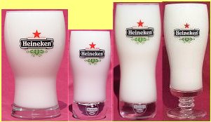 Verstikkend verwennen vrek Bierglazen Heineken Logo6